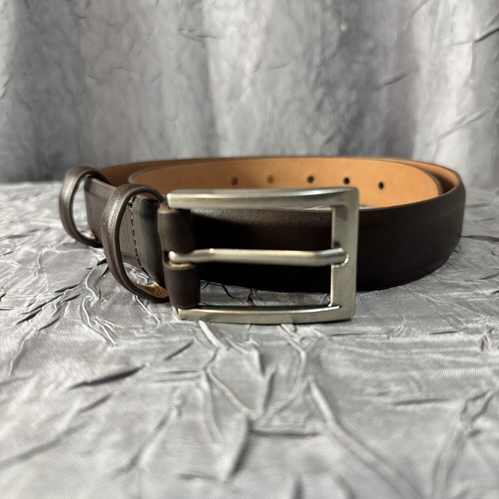 Bonobos Men Genuine‎ Leather Brown Belt Sz 32